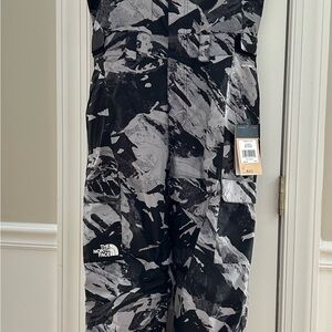 The North Face Black and White Freedom Bib